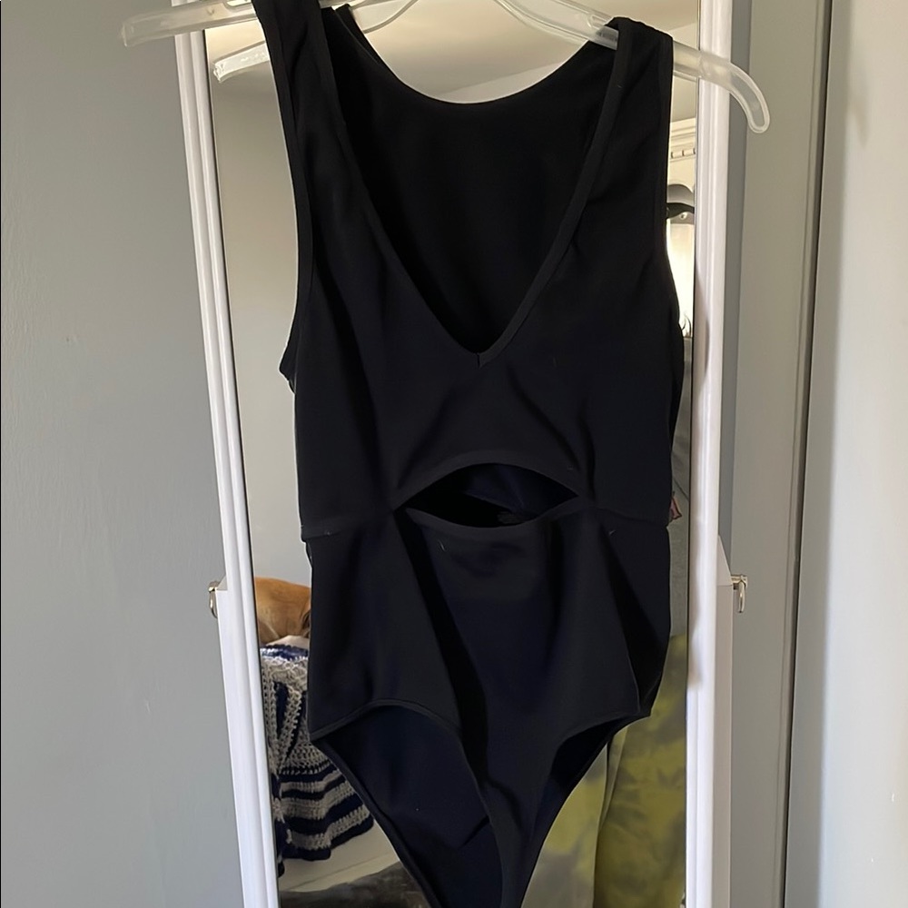 Colsie Black cut out body suit
